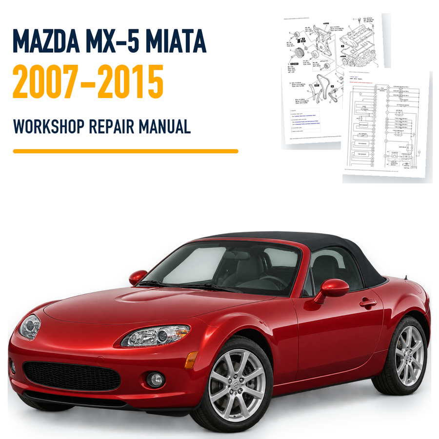 Mazda MX-5 Miata 2007-2015 workshop repair manual with NC roadster and genuine source-page previews